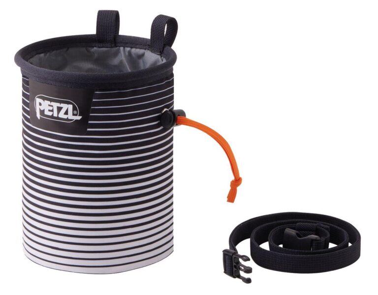 PETS038BB04 #1. Petzl Bandi Chalk Bag Sailor Stripes