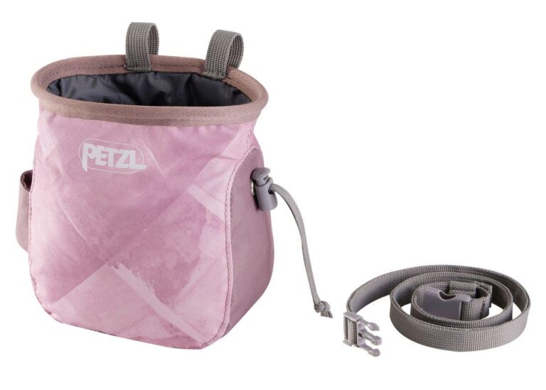 PETS039BB01 #1. Petzl Saka Chalk Bag Rose