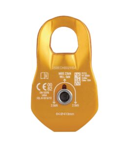 PETP006AA00 #2. Petzl Fixe Pulley Yellow