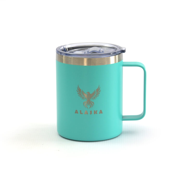 2_1. KampCo Alaska Camp Mug 350ml Turquoise